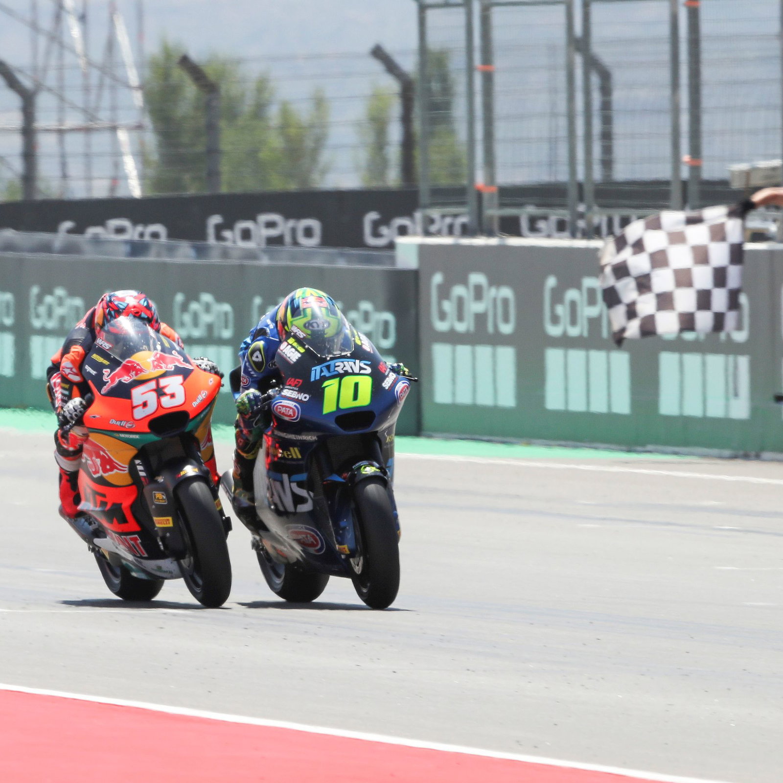 Deniz Oncu, Diogo Moreira, photo finish, Moto3, Aragon, 2025